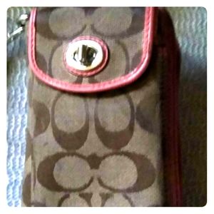 Coach phone wallet